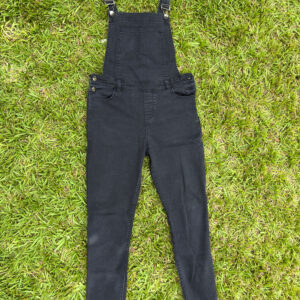 Black Stretchy Jeans Dungree
