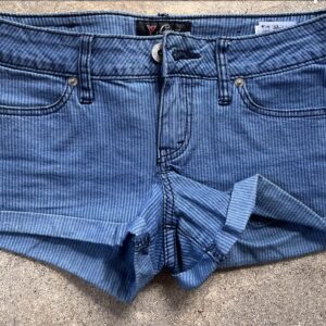 Blue Striped Shorts