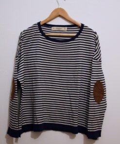 Blue White Striped Long Sleeve