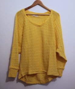 Yellow light sweater