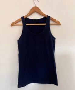 Basic Dark Blue Tank Top Chill