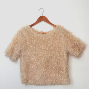 Cream Fluffy Top