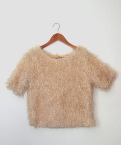 Cream Fluffy Top