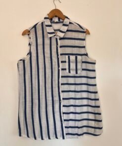 Linen Stripe tee