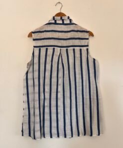 Alternative view of Linen Stripe tee