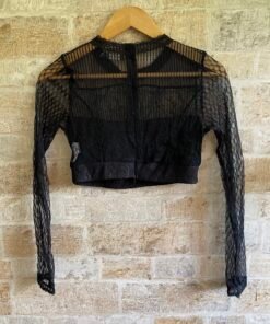 Alternative view of Lace crop top