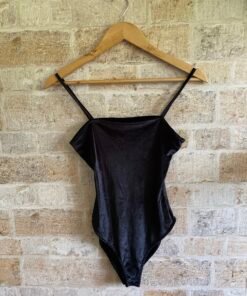 Velvet Black Bodysuit