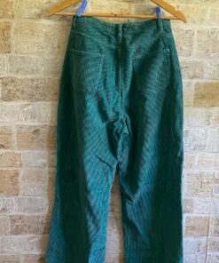 Alternative view of Forest green corduroy trousers