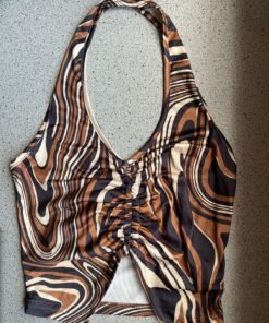 Halter Neck Crop Top