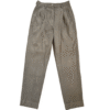 Olive Green Vintage pleat work trousers