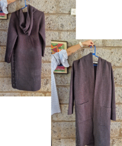 Hooded Vintage Japanese Wool Hooded Trenchcoat