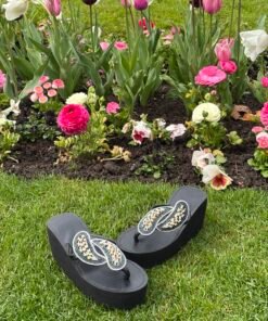 Alternative view of Olive Bloom Sandals