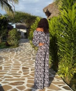 Alternative view of Palm Whisper Trouser Set