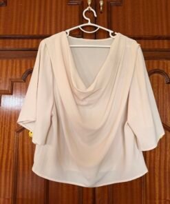 Cowl neck blouse