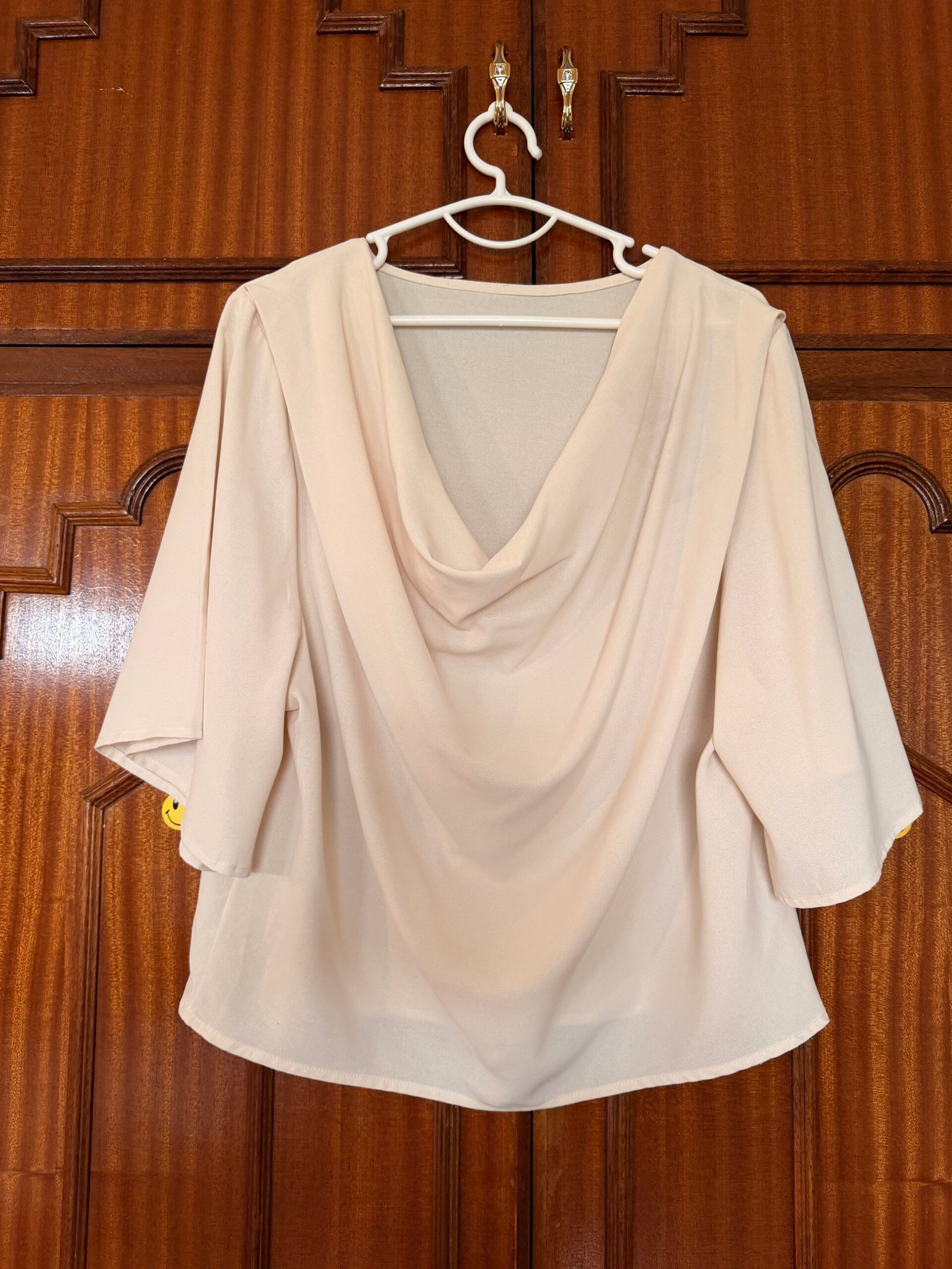 Cowl neck blouse