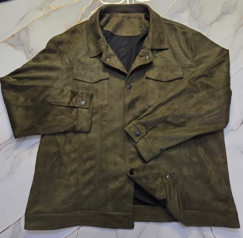 Forest Green Suede Jacket