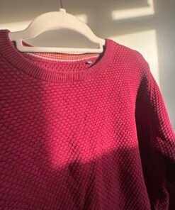 Alternative view of Unisex maroon jersey