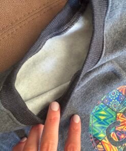 Alternative view of Grey fleece jumper