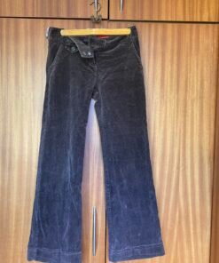 Alternative view of Flared brown corduroy pants