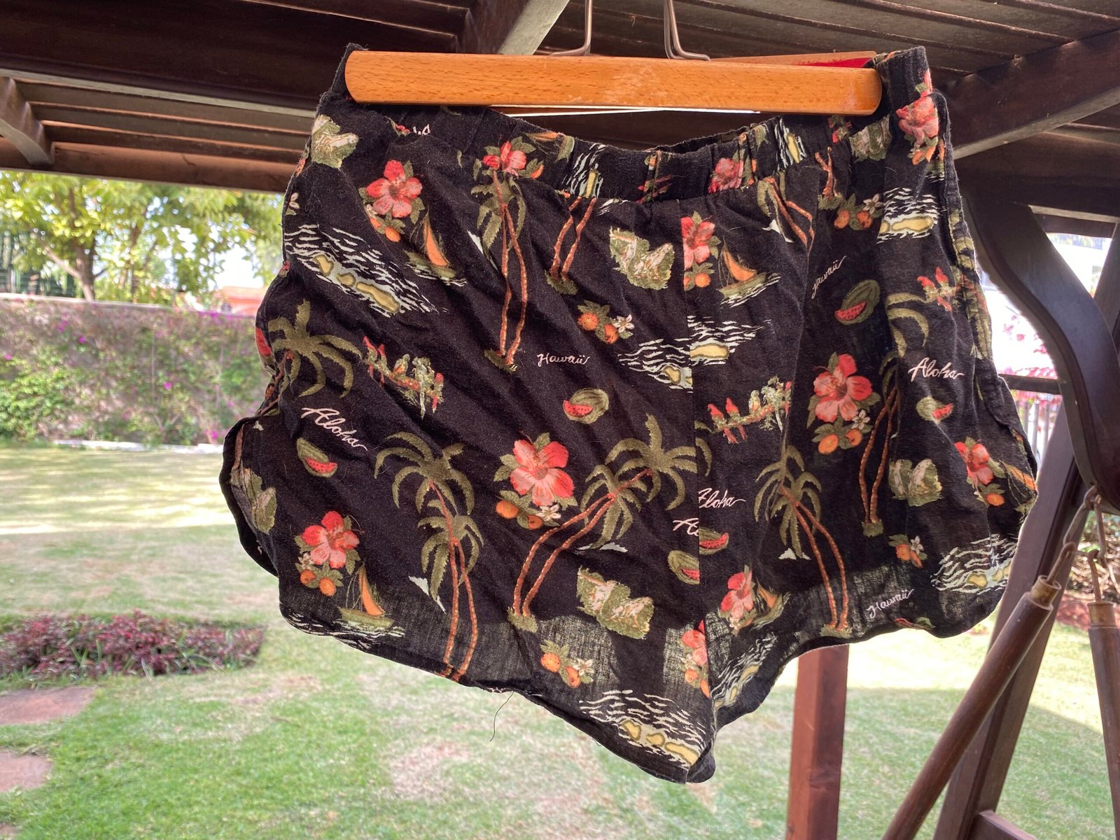 Hawaii Printed Beach Shorts - Image 2