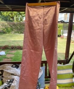 Alternative view of Faux silk pants