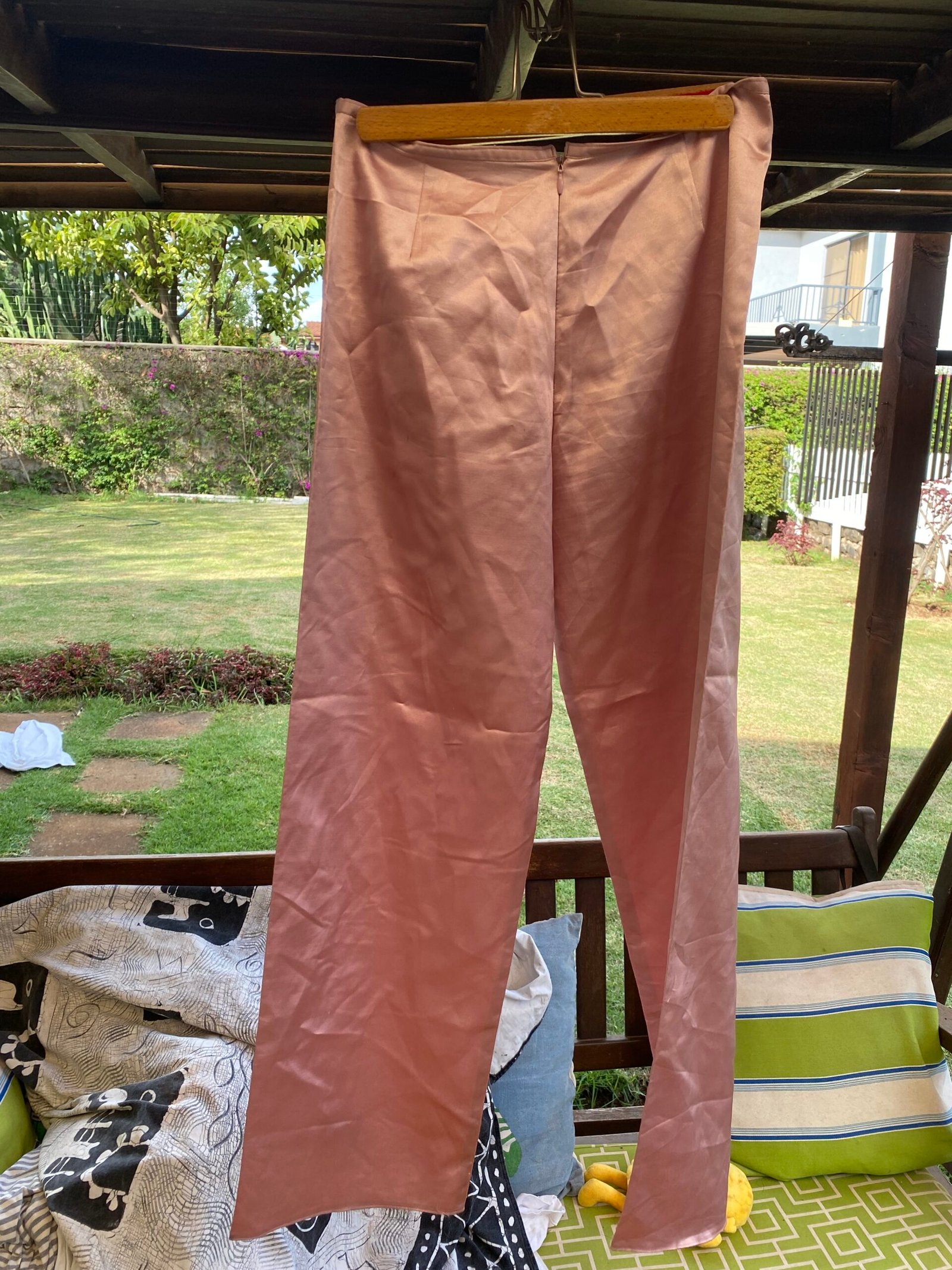 Faux silk pants - Image 2