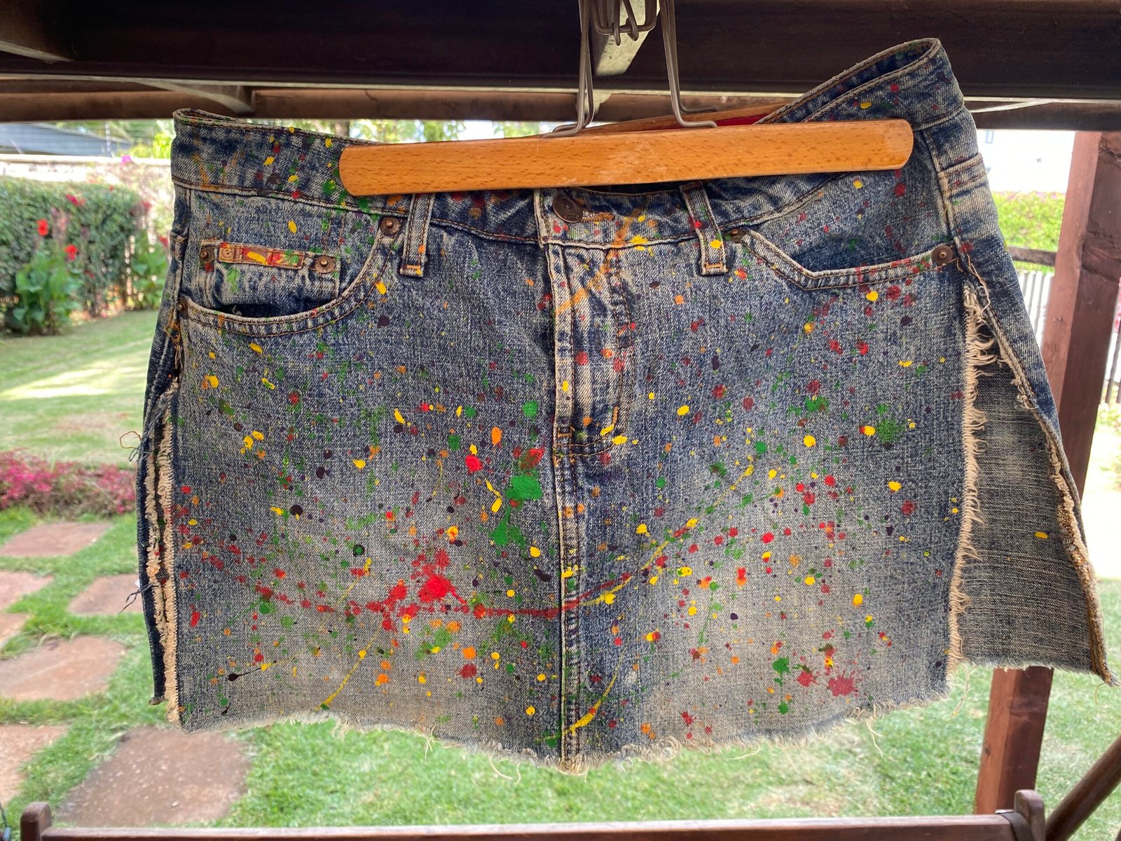LEI denim mini skirt