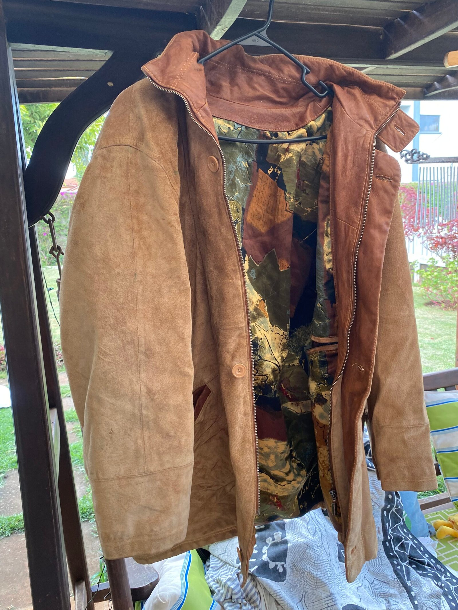 Faux Suede Unique Jacket - Image 2