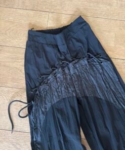 Alternative view of Crazy upcycled black pants