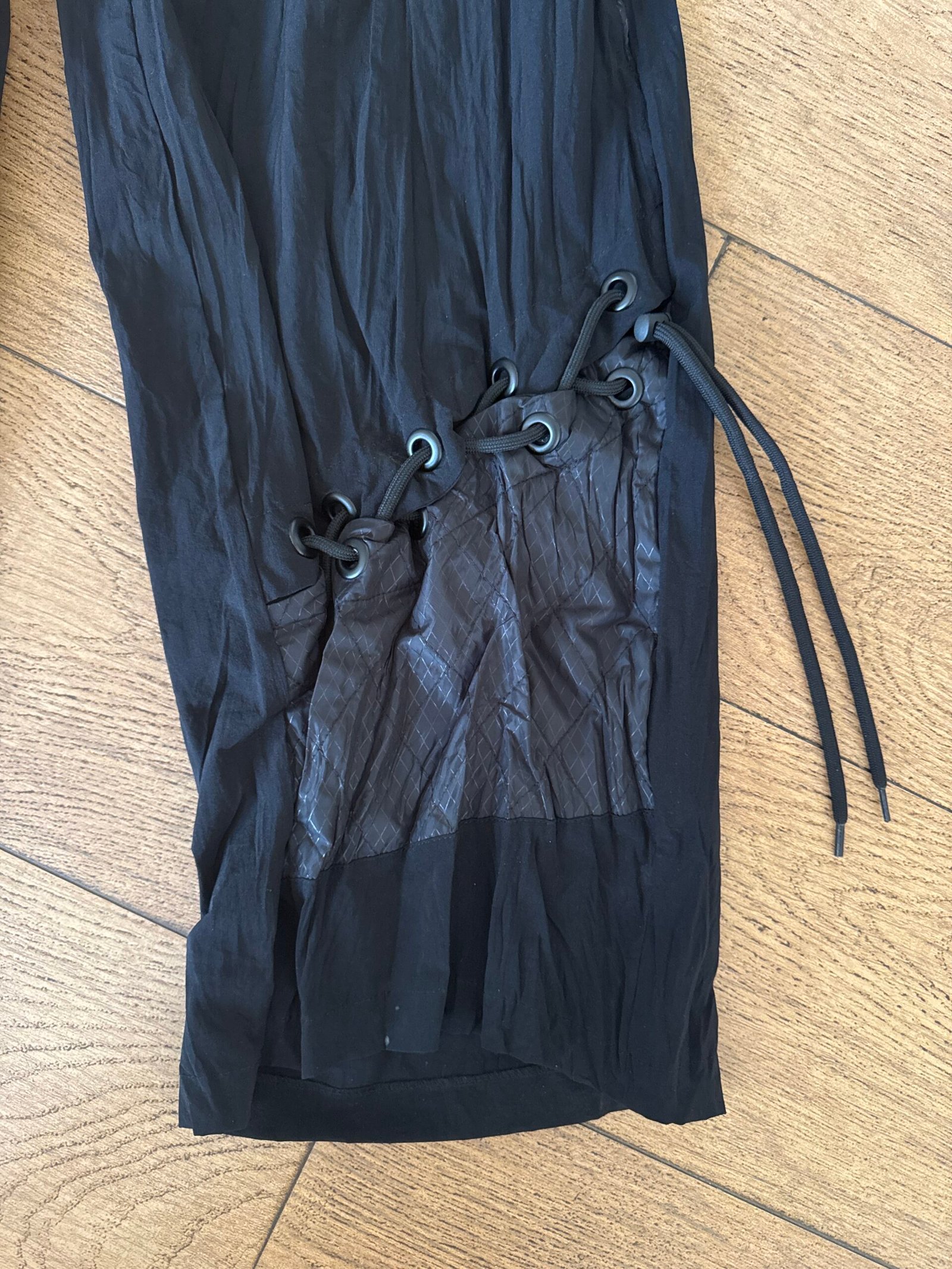 Crazy upcycled black pants - Image 3