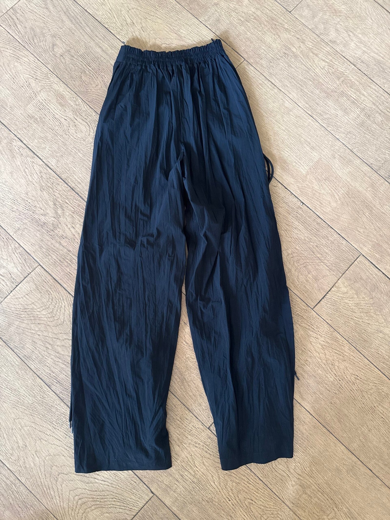 Crazy upcycled black pants - Image 4