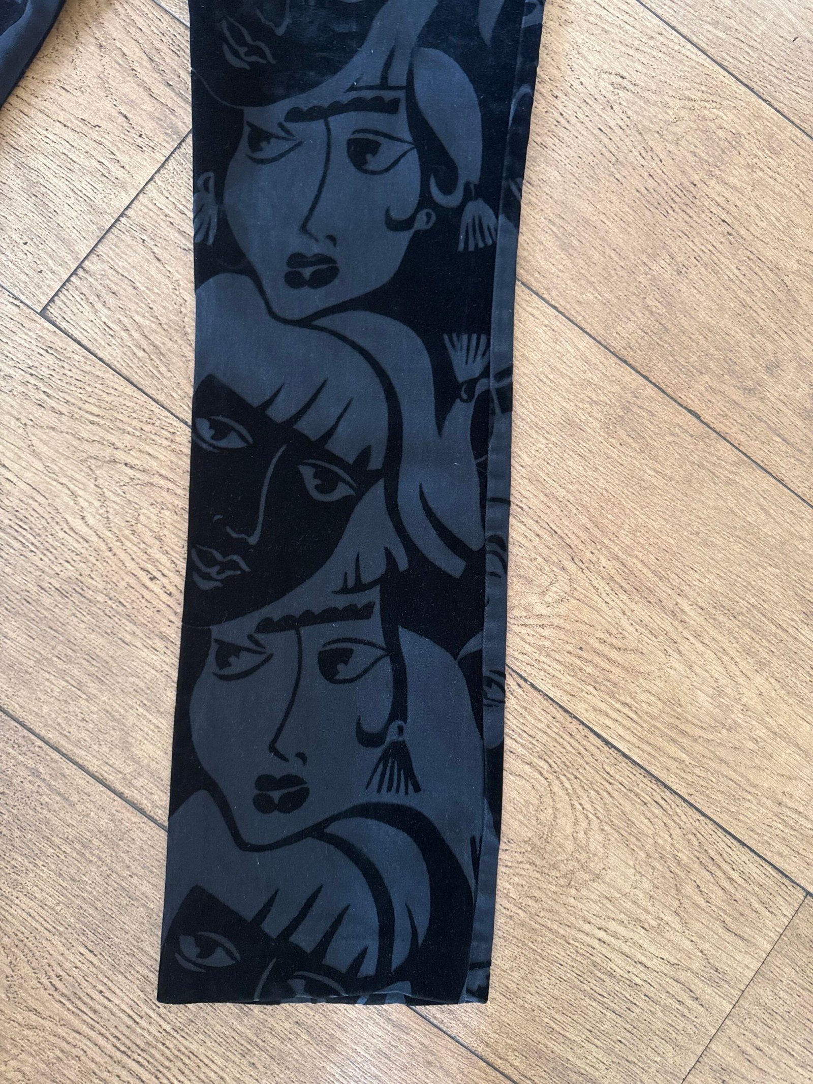 80s velvet pop art pants - Image 2