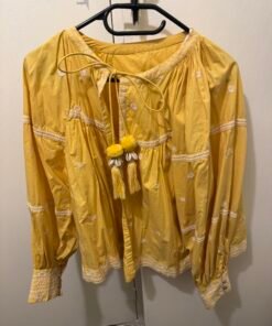 Yellow shirt jacket/top